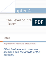 The Level of Interest Rates