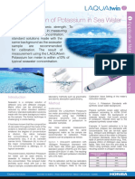 Determination of Potassium in Sea Water: Method