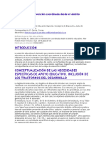 Detección e Intervención Coordinada Desde El Ámbito Educativo