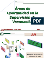 3.2 Áreas de Oportunidad en La Supervisión de Vacunación Ordinario