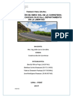 Programación de Obra Vial