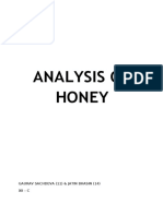 #Analysis of Honey