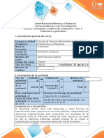 Estructura organizacional y principios de la administración pública