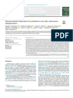 Disposición Farmacocinética de Eritralina en Ratas