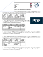 Exercícios de Dosagem - Lista 01 - Antonio - 2015