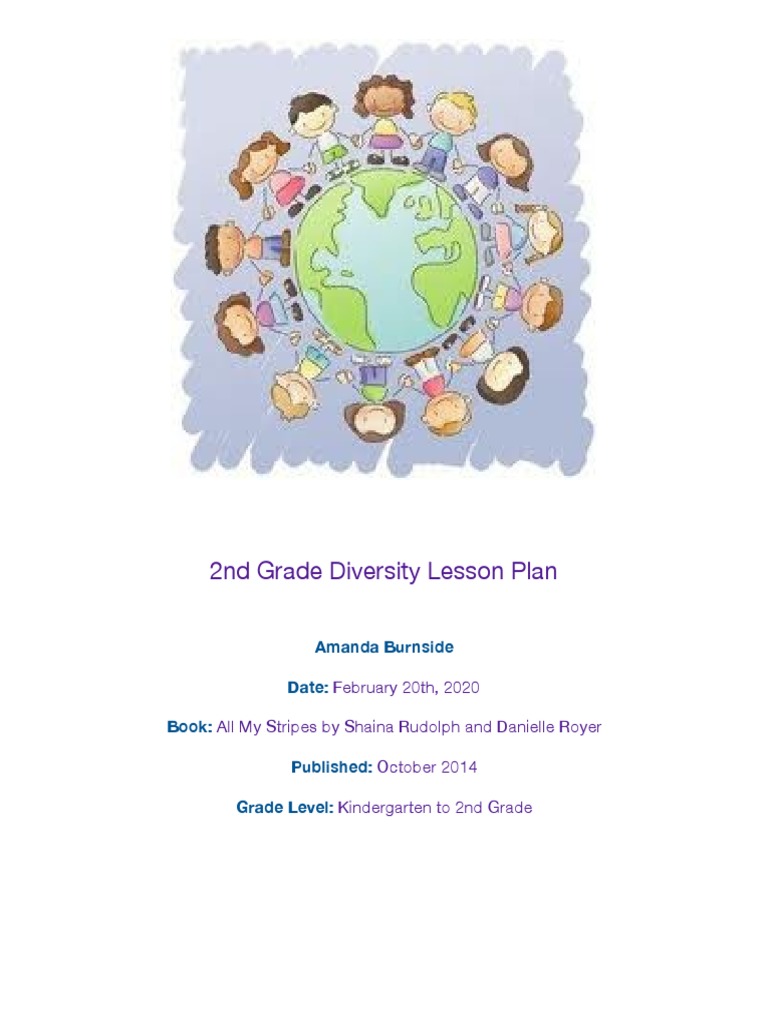 2nd Grade Diversity Lesson Plan: Amanda Burnside Date: Book: Published ...