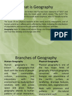 What Is Geography: Geography Seeks To Understand Where Things Are Found, Why They Are There