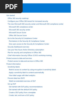 Office 365 Security Roadmap Pdf Office 365 Email Spam