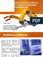 Programación de un brazo robótico basado en Arduino