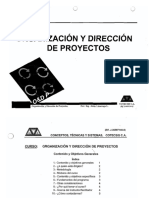 Organizacion y Direccion de Proyectos OCR PDF