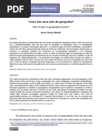 Como dar uma aula de Geografia?