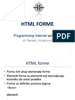 3 HTML Forme