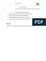 Muestreo de Suelos. Cuestionario PDF