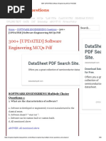 300+ (UPDATED) Software Engineering MCQs PDF 2020 PDF