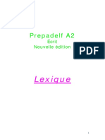 Α2 Prepa Delf Lexique