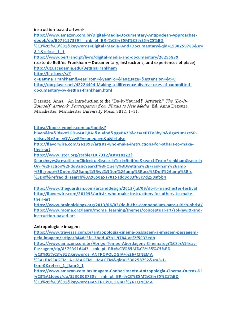 Yourself' Artwork Participation From Fluxus To New Media. Ed. Anna