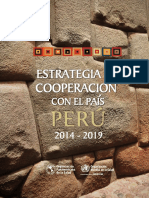 Estrategia Cooperation PERÚ 2014 2019 PDF