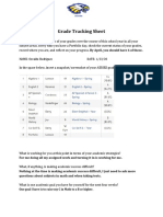 Grade Tracking Sheet 4