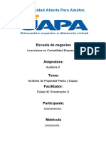 TAREA IV, Auditoria II