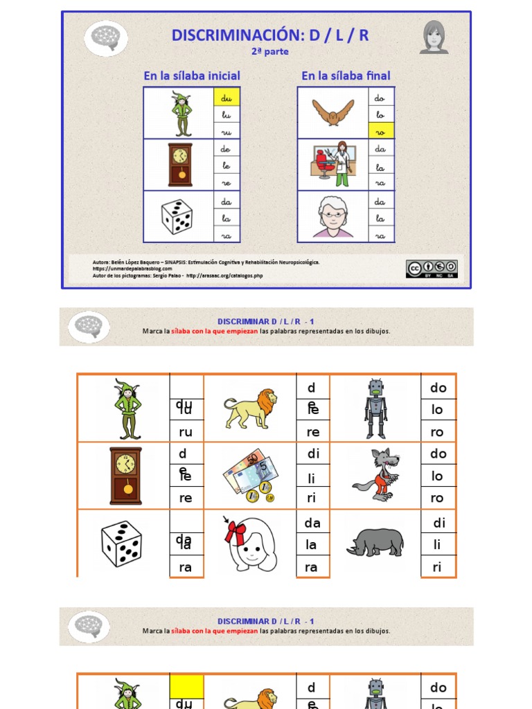 Discriminacion D L R 2 Pdf Fonologia Semiotica