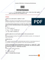 IT02 Soil Mechanics: 2 Marks