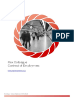 Flex Colleague Contract of Employment: WWW - Pmprecruitment.co - Uk