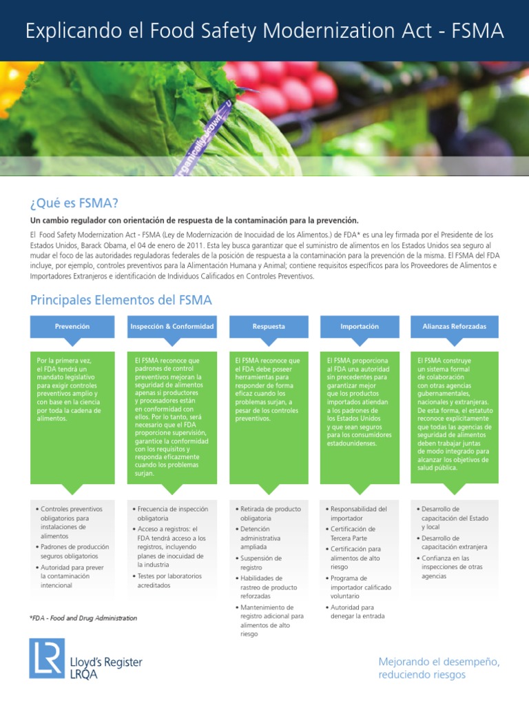Que Es El Fmsa Del Fda PDF | PDF | Análisis de Riesgo y Puntos Críticos ...