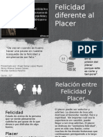 Folleto Felicidad y Placer