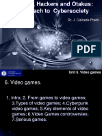 Dr. J. Calzada-Prado: Unit 6. Video Games