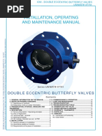 Installation, Operating and Maintenance Manual: Double Eccentric Butterfly Valves