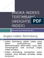 11 Angka Indeks Tertimbang