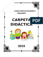CARPETA  DIDACTICA  2019