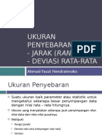 7 Ukuran Penyebaran (Jarak & Deviasi Rata-Rata)