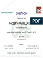 Constancia RAP CONTROL INTERNO View CFE