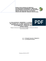 I Parte - LA EVALUACIÓN DEL DESEMPEÑO Y LA MOTIVACIÓN LABORAL DEL DOCENTE - Armando Delgado