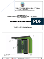 GAMBAR Asbuilt Drawing ISOLASI RSUD TARAKAN PDF