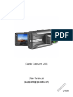 GOODTS Dash CAM J03 Manual - V1920 (Online) PDF