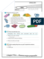 Homework N°2 - English 6TH Grade