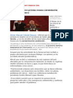 Semarnat atenderá próxima semana contaminación ambiental en Sonora