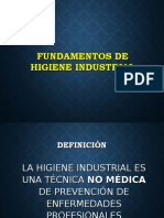 Fundamentos de Higiene Industrial