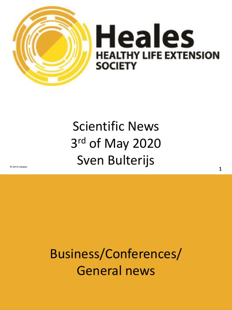 Scientific News 3rd of May 2020 | PDF