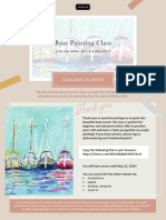 Boat Painting Class Info