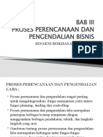 PERENCANAAN DAN PENGENDALIAN BISNIS