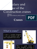 Vocabulary and Dialogue of The Construction Cranes