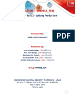 Unit 1 - Task 2 - Writing Production - Group 900003 - 156 - UNAD