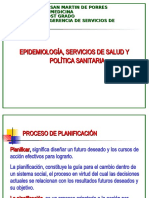 Epidemiología, Servicios de Salud y Política Sanitaria