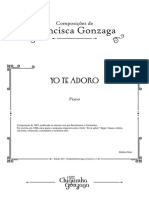 Yo Te Adoro - Piano PDF