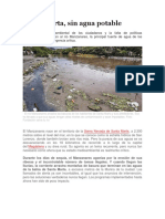 Santa Marta Sin Agua Potable PDF