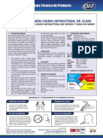 0153 - F0 - PR - Hoja Tecnica Jabon Antibacterial DR Clean PDF