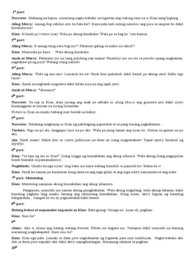 1st Part | PDF
